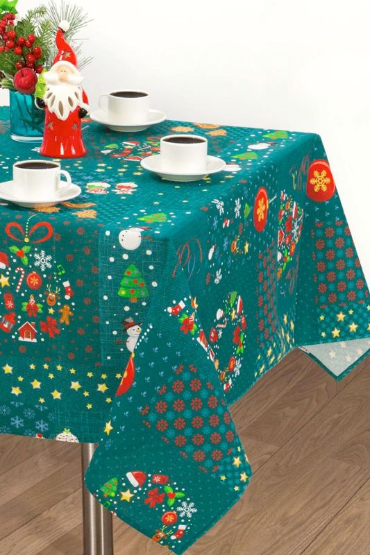 Скатертина на стіл "Новорічна" 